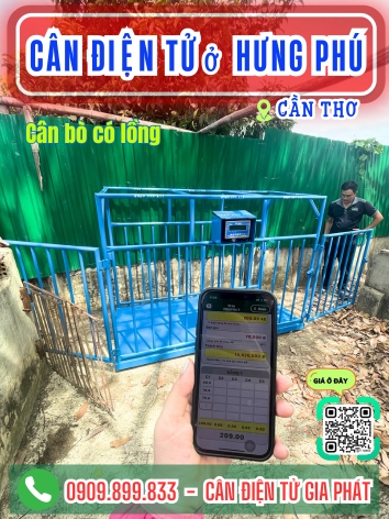 Cân điện tử Hưng Phú Cần Thơ - Cân Gia Phát