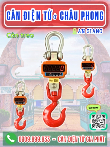 Cân điện tử ở Châu Phong An Giang - Cân Gia Phát
