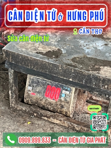 Cân điện tử ở Hưng Phú Cần Thơ - Cân Gia Phát