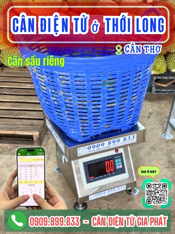 Cân điện tử ở phường Thới Long Cần Thơ