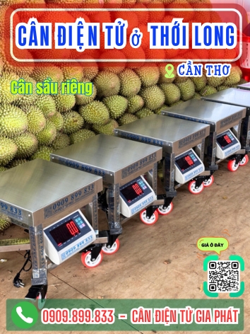 Cân điện tử ở Thới Long Cần Thơ - Cân Gia Phát