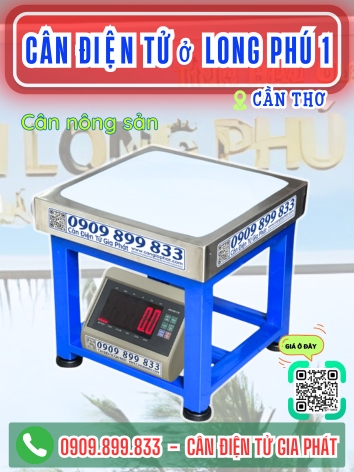 Cân điện tử ở phường Long Phú 1 Cần Thơ