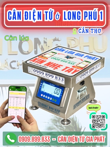 Cân điện tử ở Long Phú 1 Cần Thơ - Cân Gia Phát