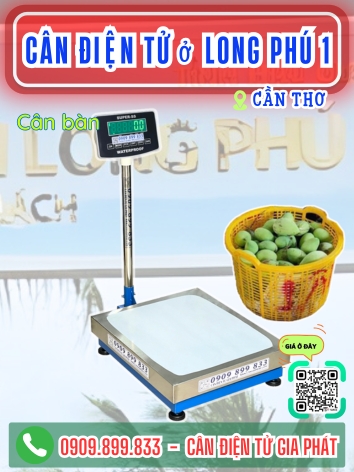Cân điện tử ở Long Phú 1 Cần Thơ - Cân Gia Phát