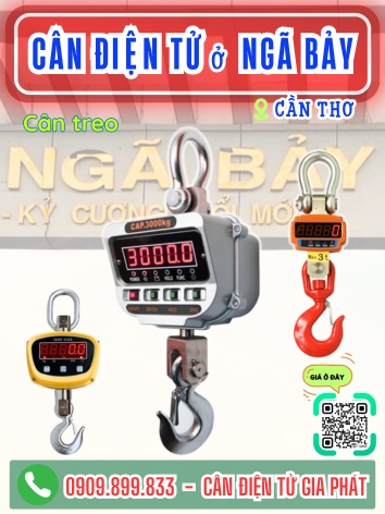 Cân điện tử ở Ngã Bảy Cần Thơ - Cân Gia Phát