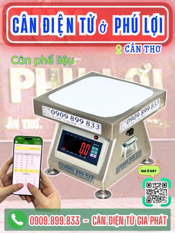 Cân điện tử ở Phú Lợi Cần Thơ - Cân Gia Phát
