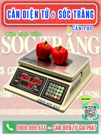 Cân điện tử ở Sóc Trăng Cần Thơ - Cân Gia Phát