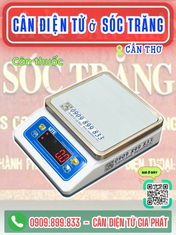 Cân điện tử ở Sóc Trăng Cần Thơ - Cân Gia Phát