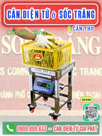 Cân điện tử ở Sóc Trăng Cần Thơ - Cân Gia Phát