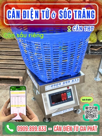 Cân điện tử ở Sóc Trăng Cần Thơ - Cân Gia Phát