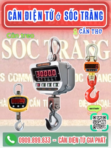 Cân điện tử ở Sóc Trăng Cần Thơ - Cân Gia Phát