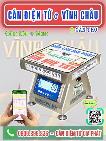 Cân điện tử ở phường Vĩnh Châu Cần Thơ