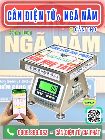 Cân điện tử ở phường Ngã Năm Cần Thơ