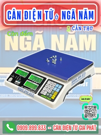 Cân điện tử ở Ngã Năm Cần Thơ - Cân Gia Phát