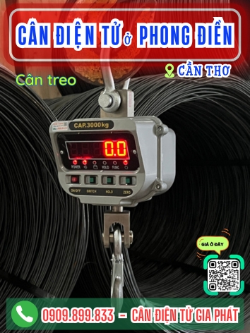 Cân điện tử ở Phong Điền Cần Thơ - Cân Gia Phát