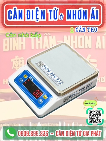 Cân điện tử ở Nhơn Ái Cần Thơ - Cân Gia Phát