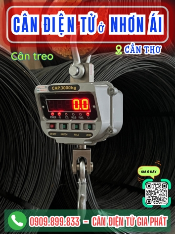 Cân điện tử ở Nhơn Ái Cần Thơ - Cân Gia Phát