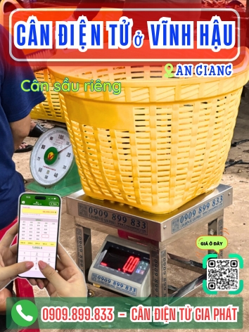 Cân điện tử ở Vĩnh Hậu An Giang - Cân Gia Phát