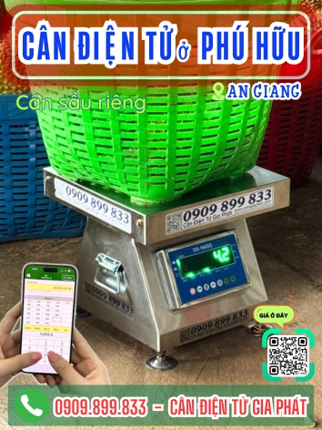 C&acirc;n điện tử ở Ph&uacute; Hữu An Giang - C&acirc;n Gia Ph&aacute;t