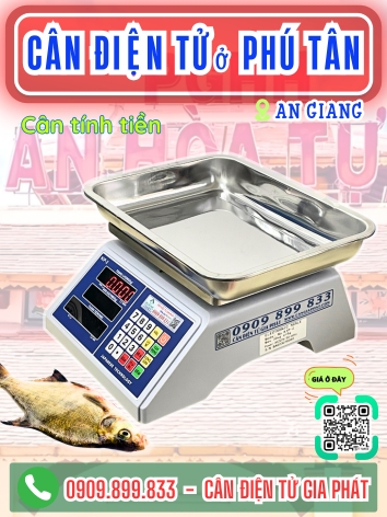 Cân điện tử ở xã Phú Tân An Giang