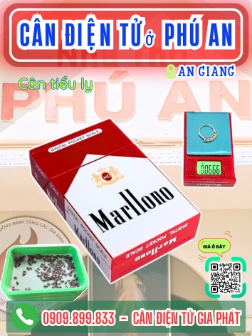 Cân điện tử ở xã Phú An An Giang