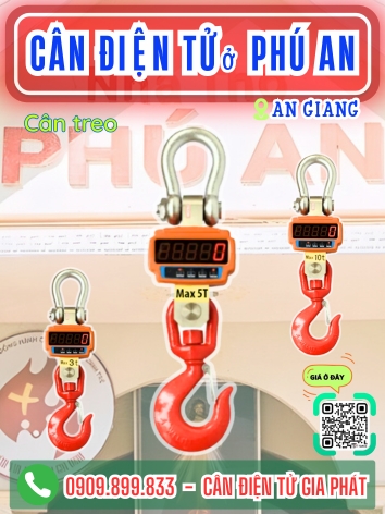 Cân điện tử ở Phú An An Giang - Cân Gia Phát