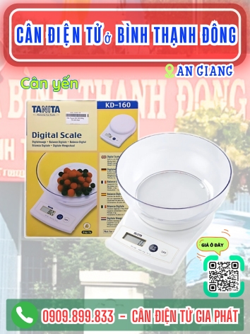 Cân điện tử ở xã Bình Thạnh Đông An Giang