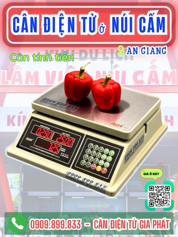 C&acirc;n điện tử ở x&atilde; N&uacute;i Cấm An Giang - C&acirc;n Gia Ph&aacute;t