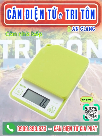 Cân điện tử ở xã Tri Tôn An Giang