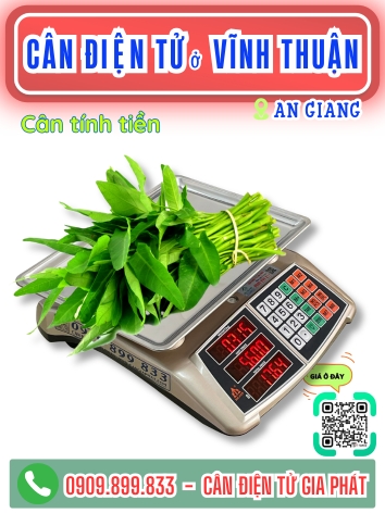 Cân điện tử ở xã Vĩnh Thuận An Giang