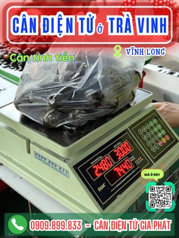 Cân điện tử ở phường Trà Vinh Vĩnh Long