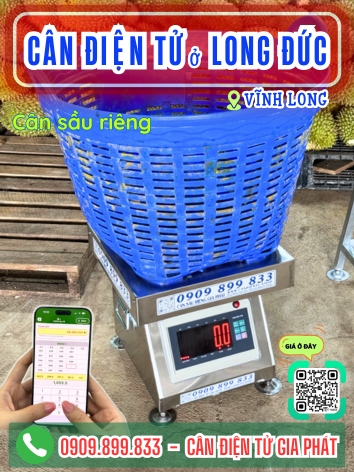 Cân điện tử ở Long Đức Vĩnh Long - Cân Gia Phát
