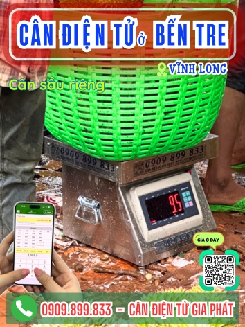 Cân điện tử ở phường Bến Tre Vĩnh Long