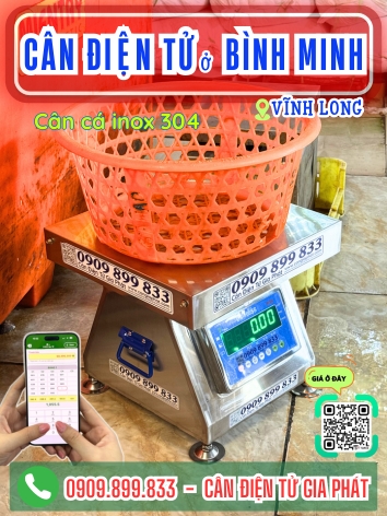 Cân điện tử ở Bình Minh Vĩnh Long - Cân Gia Phát
