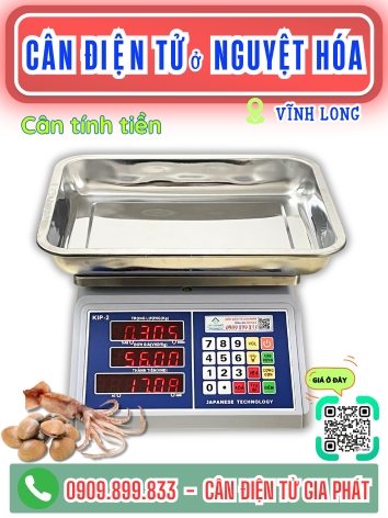 Cân điện tử ở phường Nguyệt Hóa Vĩnh Long