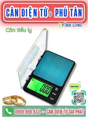 Cân điện tử ở phường Phú Tân Vĩnh Long