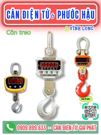 Cân điện tử ở phường Phước Hậu Vĩnh Long