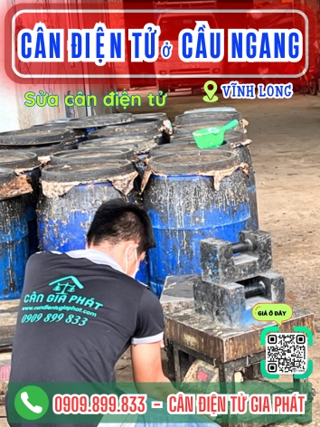 C&acirc;n điện tử ở Cầu Giang Vĩnh Long - C&acirc;n Gia Ph&aacute;t