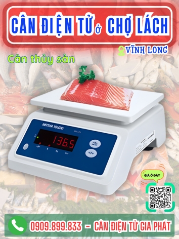 C&acirc;n điện tử ở Chợ L&aacute;ch Vĩnh Long - C&acirc;n Gia Ph&aacute;t