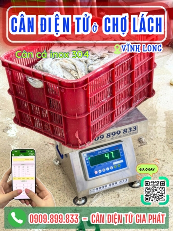 C&acirc;n điện tử ở Chợ L&aacute;ch Vĩnh Long - C&acirc;n Gia Ph&aacute;t