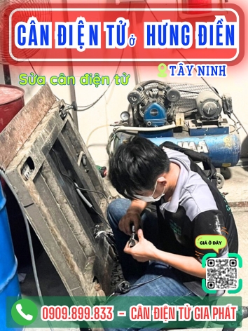 Cân điện tử ở Hưng Điền Tây Ninh - Cân Gia Phát