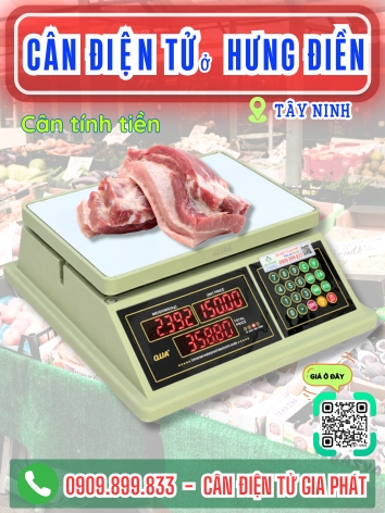 Cân điện tử ở Hưng Điền Tây Ninh - Cân Gia Phát