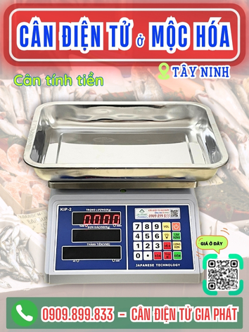 Cân điện tử ở xã Mộc Hóa Tây Ninh