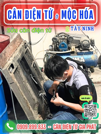 C&acirc;n điện tử ở x&atilde; Mộc H&oacute;a T&acirc;y Ninh - C&acirc;n Gia Ph&aacute;t