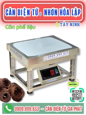 Cân điện tử ở xã Nhơn Hòa Lập Tây Ninh