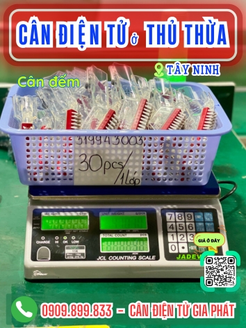 Cân điện tử ở xã Thủ Thừa Tây Ninh