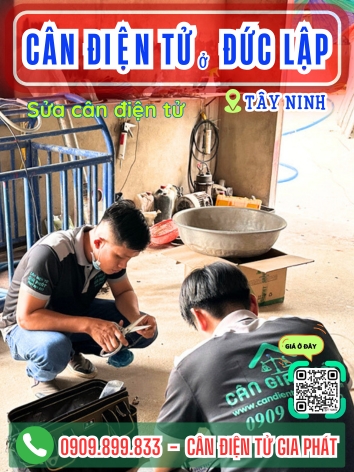 C&acirc;n điện tử ở Đức Lập T&acirc;y Ninh - C&acirc;n Gia Ph&aacute;t