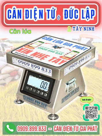 Cân điện tử ở xã Đức Lập Tây Ninh