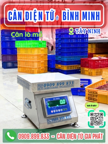 Cân điện tử ở phường Bình Minh Tây Ninh