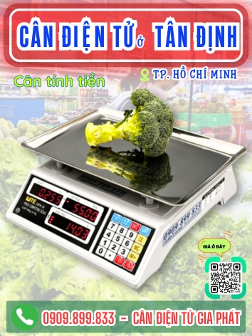 Cân điện tử ở phường Tân Định Thành Phố Hồ Chí Minh